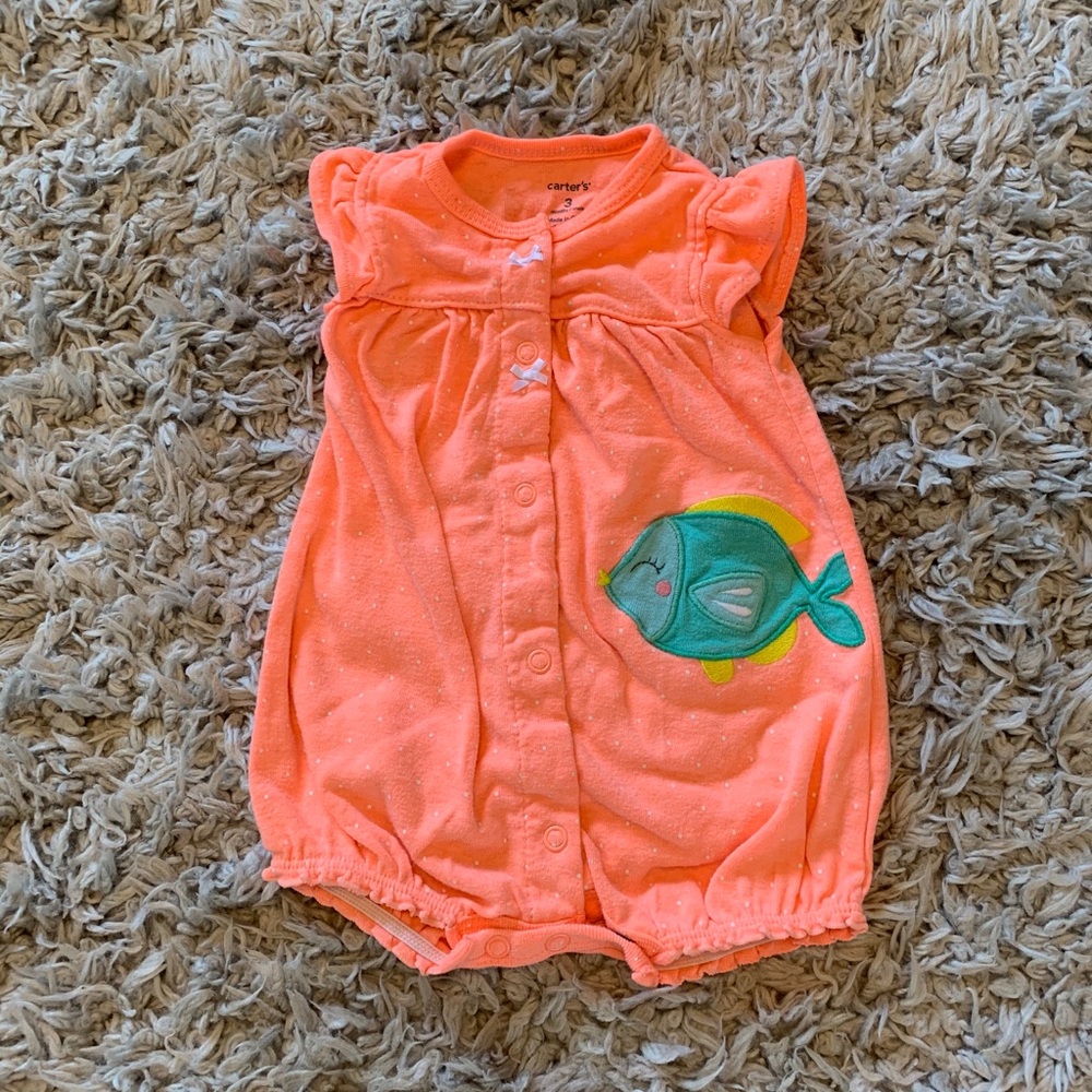 Coral romper